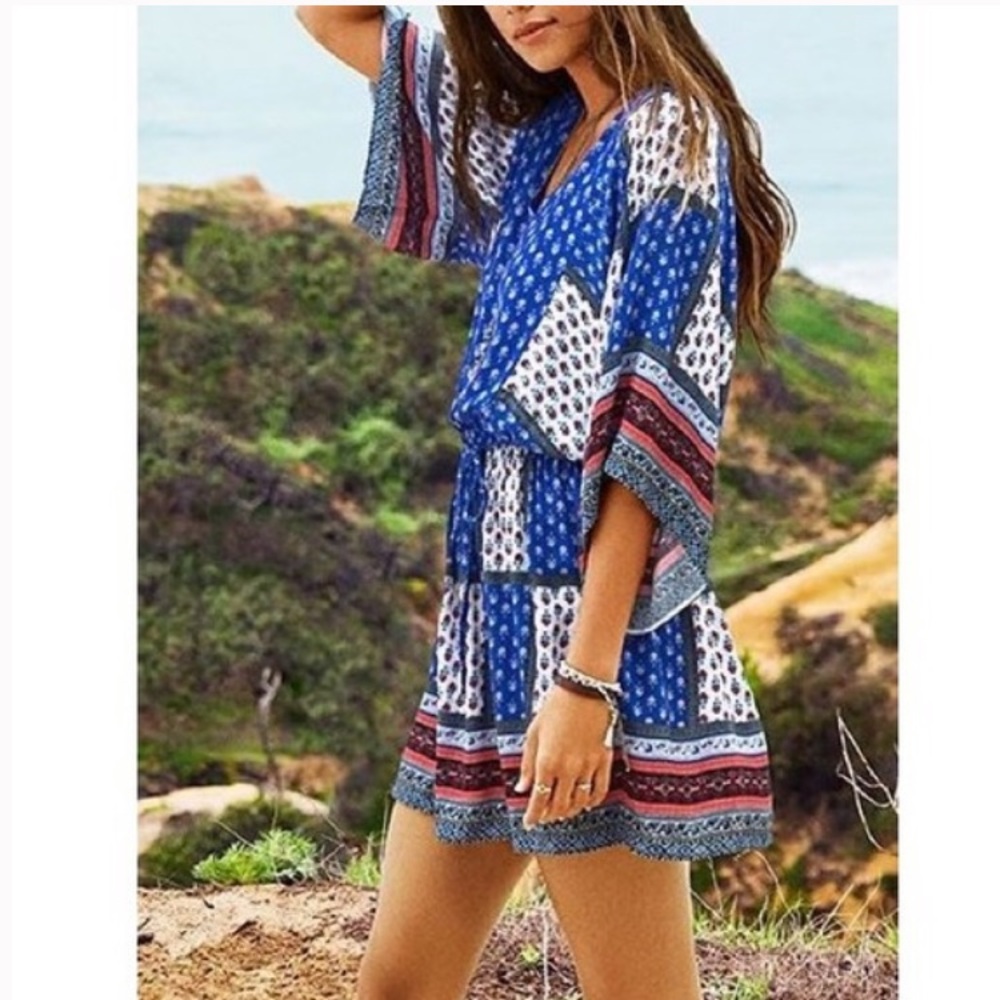 American Eagle Outfitters Patchwork Flowy Dress - image 1